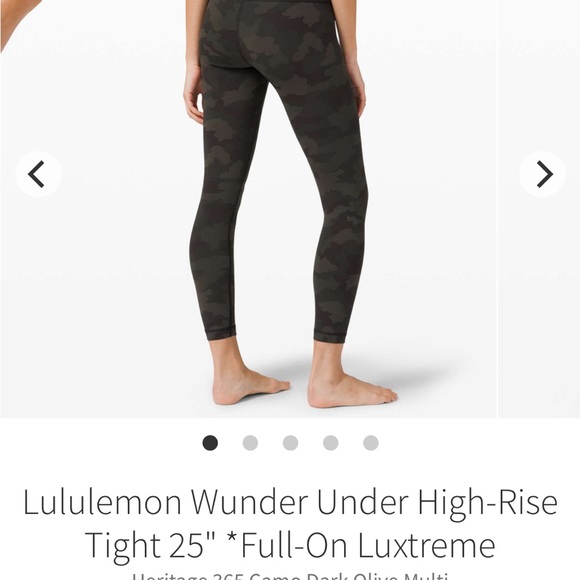 lululemon athletica Pants - LULULEMON WUNDER UNDER HIGH RISE FULL LENGTH 25" *Full-On Luxtreme